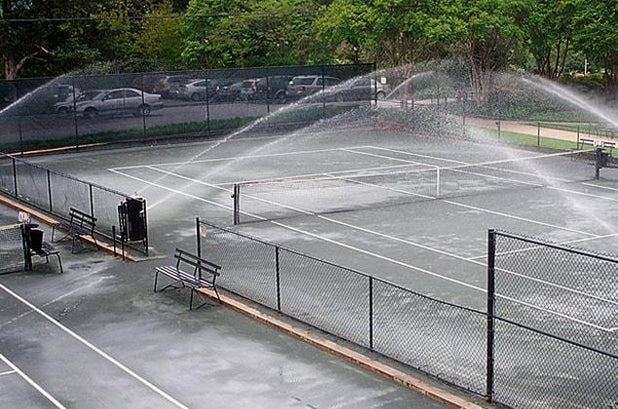 Tennis Court Irrigation